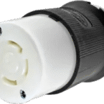 Conector Industrial con Bloqueo de Media Vuelta / 30 A 480 V CA Trifásico / 3 Polos 4 Hilos con Tierra / L16-30R / Terminales de Tornillo / Cuerpo de Nylon / Resistente a Impactos y Químicos