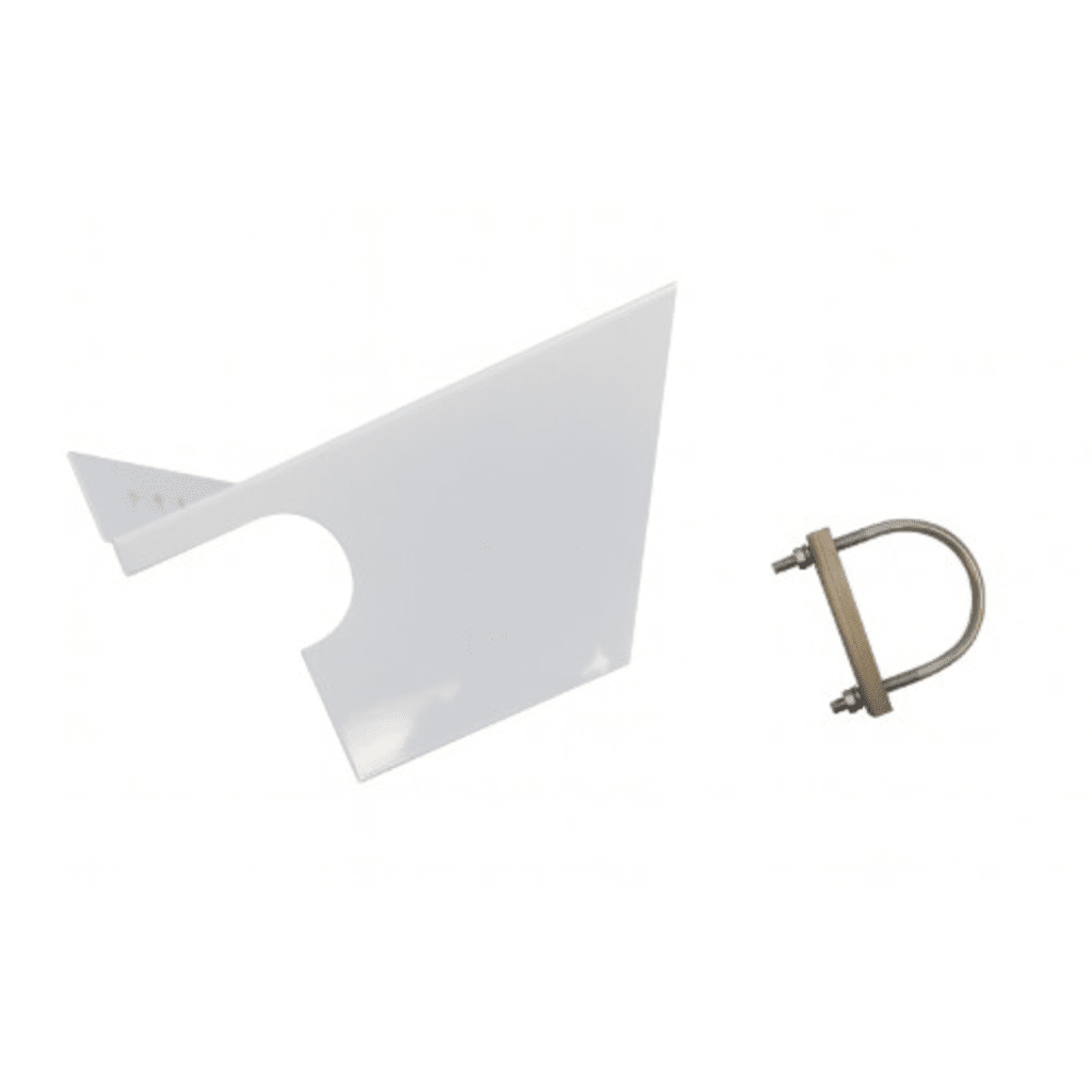 Parasol De Acero Inoxidable Pintado De Blanco Para Detectores Serie XNX, Optima Plus, MPD, Sensepoint PPM, EC De Gases Tóxicos y Oxígeno