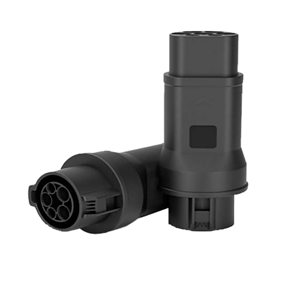Adaptador de Conector EV Tipo 1 a Tipo 2