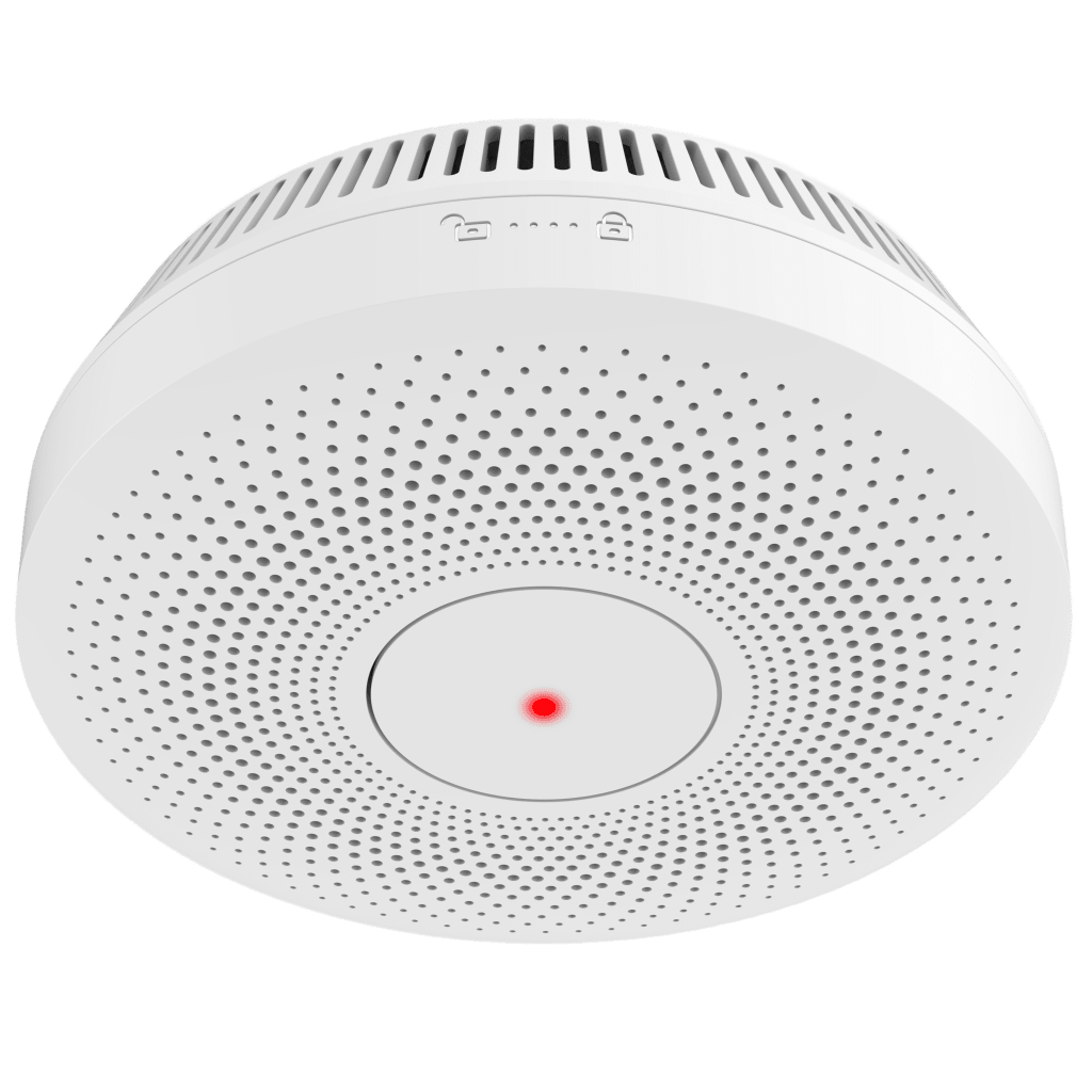 Detector de Humo Interlink / Doble Tecnología de Sensor de Luz / Alarma Auditiva 85dB / Batería de Litio 10 Años / Autoverificación/ Interconectable 30 Dispositivos