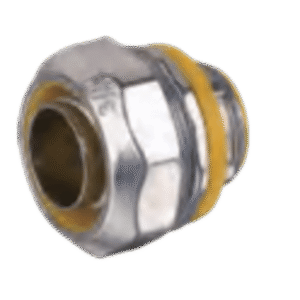 Conector Metálico Recto para Tubo Liquid Tight de 1"/ Aleación de Zinc.