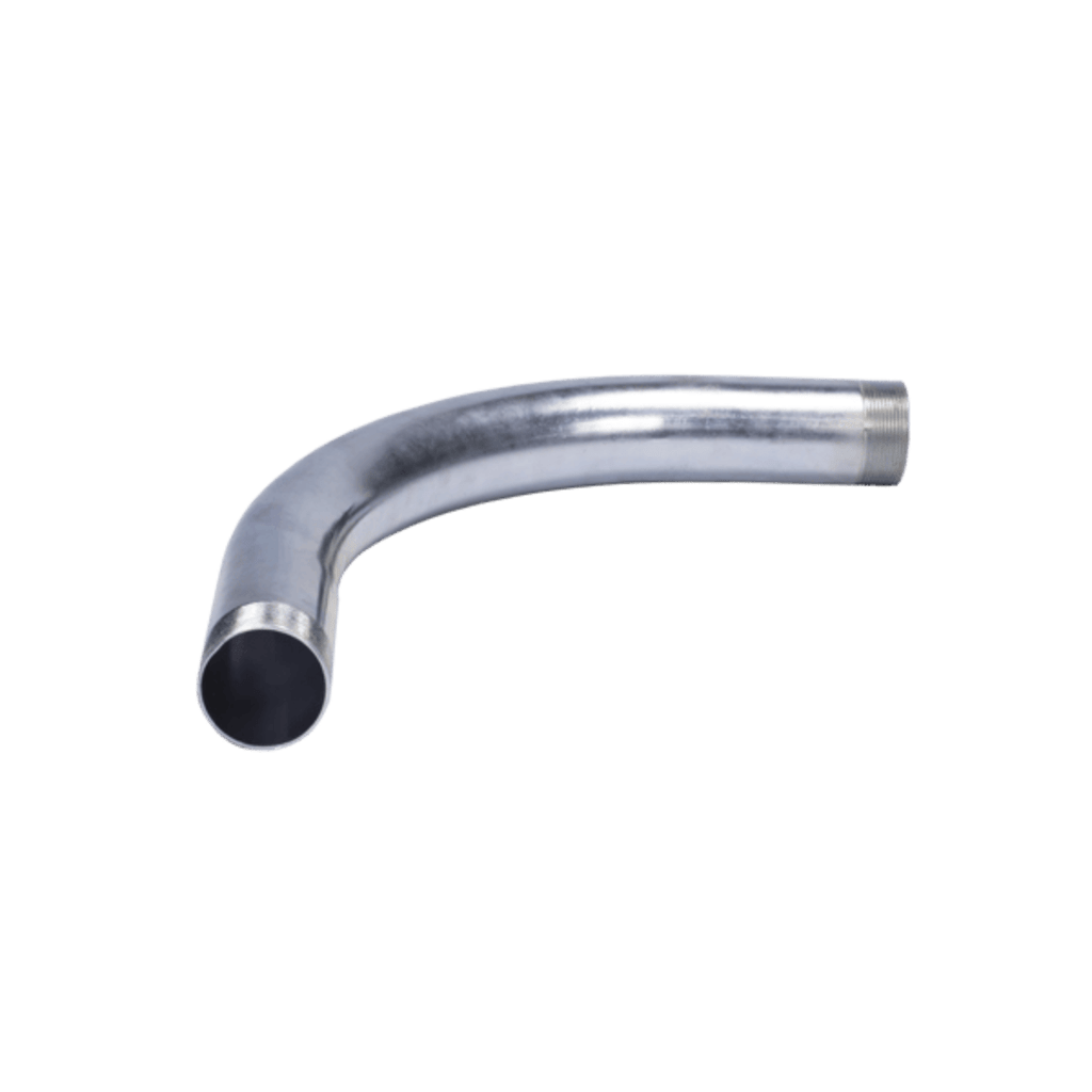 Codo de 1" ( 25.4 mm) para Tubo Pared Gruesa (IMC) / Galvanizado / Etiqueta Amarilla.