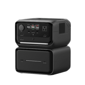 EcoFlow River 3 | Estación de Energía Portátil 858Wh Litio LFP / 2 AC 300 W (Max. 550W) / 1 USB-C 100W / 2 USB -A 12W / Cargador de Coche 8A a 12 o 24V / Conectividad WiFi y Bluetooth (App) / Carga Solar 110W Max.