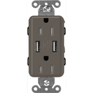 Receptáculo 15 A con puerto USB