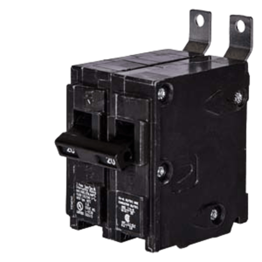Interruptor automático atornillable tipo BL 2 polos, 20 amp.