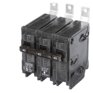 Interruptor automático atornillable tipo BL 3 polos, 40 amp.