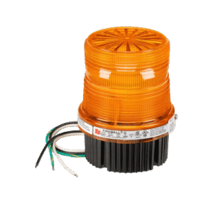 Estrobo Fireball® LED Luz de advertencia, Listado por UL y cUL de 12-24 VCD Color Ámbar