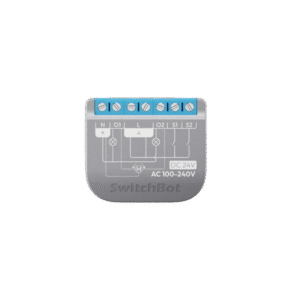 Relay Switch Inteligente 2 Canales / WiFi + BLE / Medici?n Consumo / 10A por Canal / Protecci?n Sobrecarga / Compatible Matter / 42 x 36 x 16 mm (1.7 x 1.4 x 0.6 in)