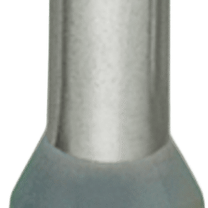 Terminal Hembra / 4 mm² AWG 12 / Con Camisa Plástica / Cobre Electrolítico / Remachado Estanco al Gas / Gris