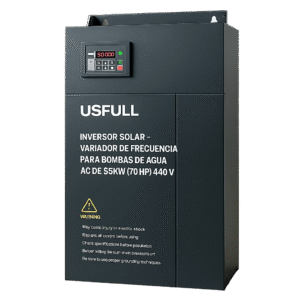 Inversor Solar - Variador de Frecuencia para Bombas de Agua AC de 55KW (70 HP) 440V: Potencia y Eficiencia para Aplicaciones Exigentes