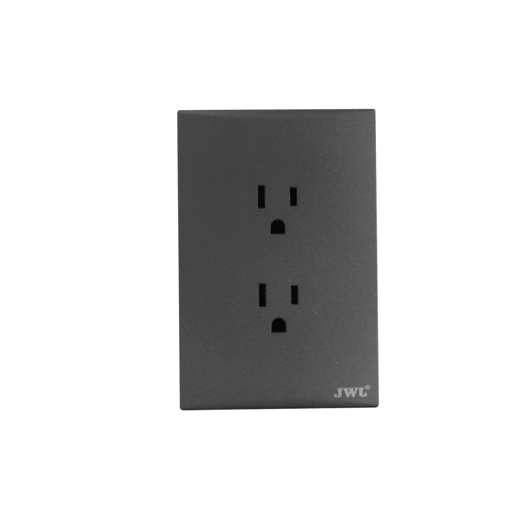 Placa con 2 Toma Corriente Duplex 2P Y T 10 - 15 A 127 V 60 Hz