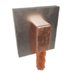 Molde para Soldadura Exotérmica para Cable 1/0 AWG a Superficie de Acero en Vertical a 90°