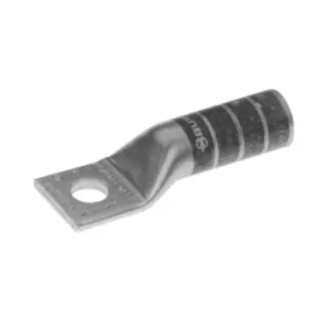 Terminal de Compresión de Cañón Largo para Tornillo 1/2 " y Calibre 4/0 AWG.