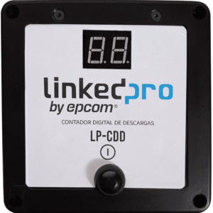 Contador Digital Descargas Atmosf?ricas / Pantalla Digital / IP65 Exterior / Bater?a 3V / Rango -20?C a 60?C / 120x120x60 mm (4.7x4.7x2.4 in)