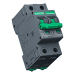 Protección Térmica/ Interruptor 2P, 32 A,  Corriente Directa  800 Vcc para Aplicación Fotovoltaica Montaje Riel DIN