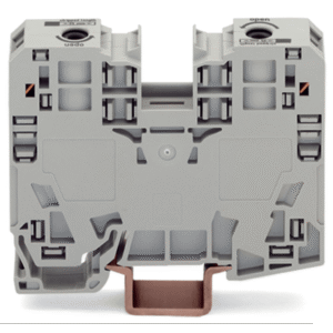 Borna de Paso, 35 mm², POWER CAGE CLAMP, 125 A, 1000 V, Montaje Carril DIN 35x15, Gris, Para Conductores 6-35 mm², Conectores Laterales, Marcaje Lateral