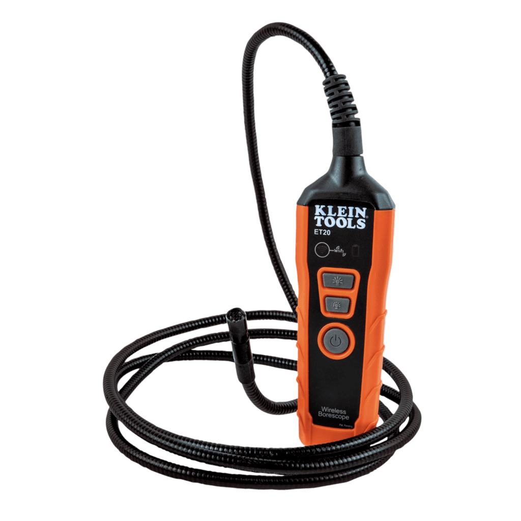 Boroscopio Habilitado por WiFi / Cámara de 9mm / Alcance WiFi 9m / Compatible con Android y iOS / IP67 / 640x480 px / Cuello de Cisne 1.8m / LED Ajustables