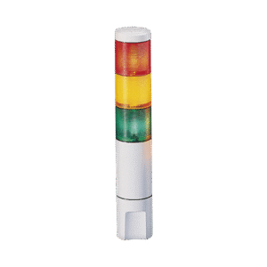 Indicador de estado LED MicroStat, 3 niveles, UL y cUL, 24 VCD, verde, rojo y ámbar
