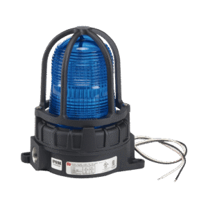 Luz de advertencia LED color Azul para ubicaciones peligrosas, montaje para superficies, 120/240Vca,