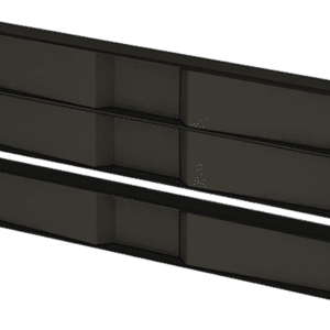 Tapa Ciega de Plástico de Instalación Rápida (Sin Herramientas / A Presión), para Rack de 19" 1 UR Color Negro