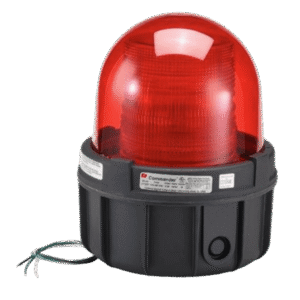 Luz estroboscopica a prueba de explosiones UL y cUL para Clase I, División 1, Grupo C y D; Clase I, División 2, Grupos A y B; Clase II, División 1, Grupos E, F y G; Clase III  , 12-24 Vcd, color Rojo, montaje no incluido