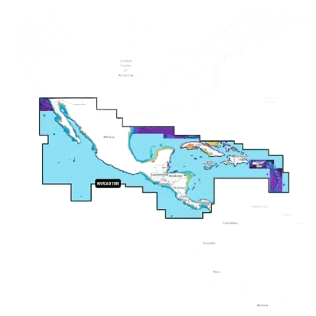 Carta Mar??tima Navionics Vision+??? / AmǸrica Central y Caribe / Interior y Costas / microSD???/SD???