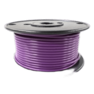 Cable ElǸctrico Color Morado Calibre 14 / UL 1015-1230 / 600 Voltios / Temperatura 105??C Seco 75??C Hǧmedo / Cobre Esta??ado Clase K / Aislante PVC Retardante de Llama VW-1 / Resistente a Humedad Abrasi??n ǁcido Com