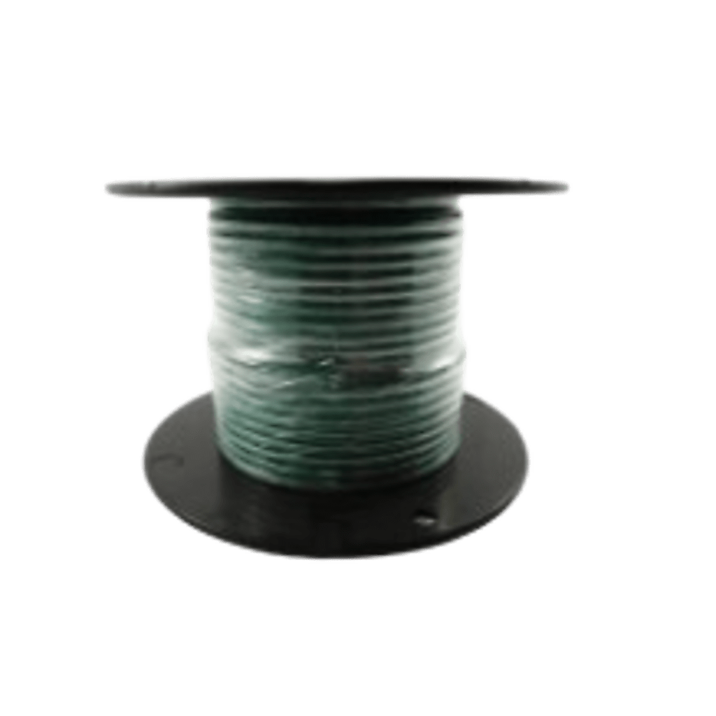 Cable Marino Primario Color Verde Calibre 10 AWG / 100 Pies Rollo / Retardante de Llama PVC Verde / Cobre Esta??ado Clase K / 600V 105??C / Cumple UL 1015-1028-1230-1231 / Grado Marino