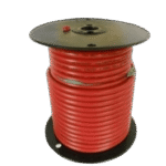 Cable Para Bater??a Color Rojo Calibre 1 AWG / Rollo de 100 Pies / Cobre Esta??ado Clase K / 600-1000V / 105??C Seco 75??C Hǧmedo / Resistente a Llama VW-1 / Flexible Extra / UL 1426 BC-5W2