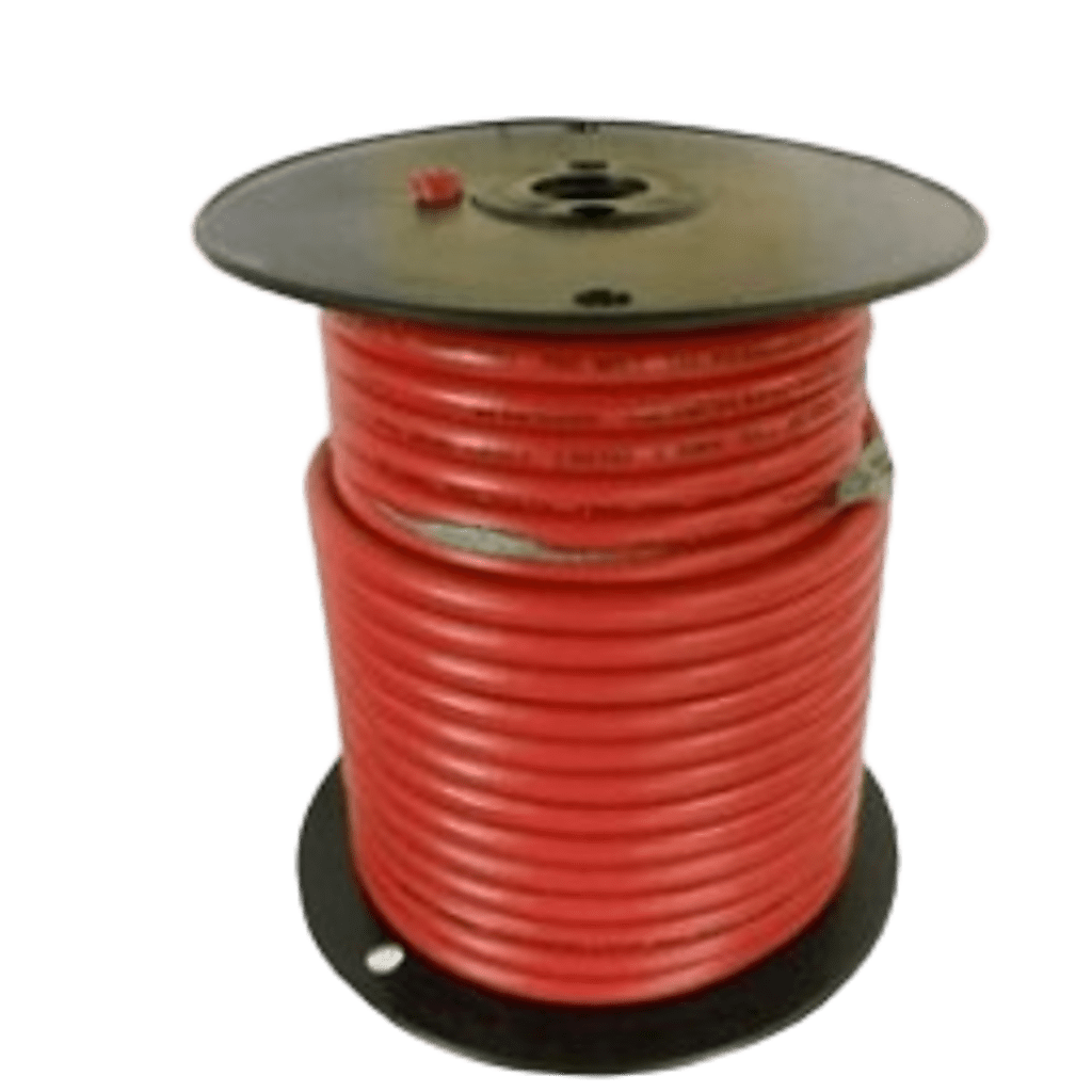 Cable Para Bater??a Color Rojo Calibre 1 AWG / Rollo de 100 Pies / Cobre Esta??ado Clase K / 600-1000V / 105??C Seco 75??C Hǧmedo / Resistente a Llama VW-1 / Flexible Extra / UL 1426 BC-5W2