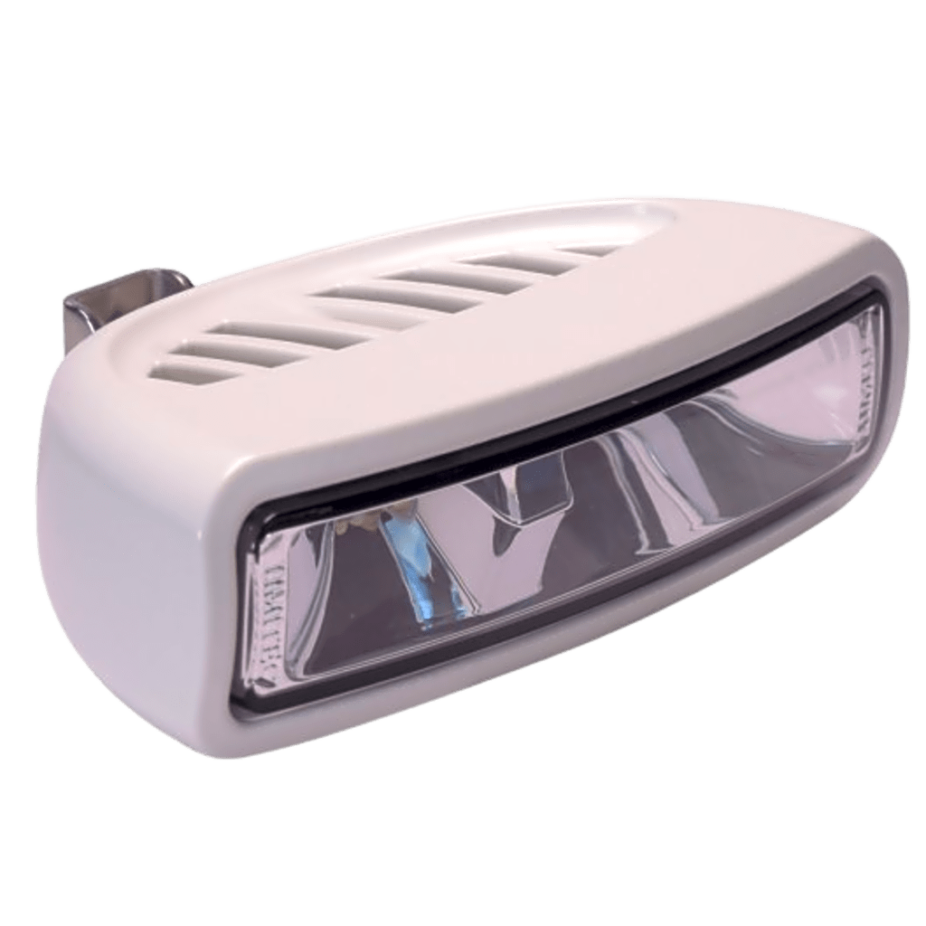 Foco LED Caprera3 de Montaje en Bracket / 1200 Lǧmenes / RGBW Espectro Completo / IP67 / Aluminio Fundido a Presi??n / 10-30 vDC / Blanco No Atenuable