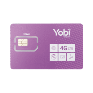 SIM Yobi para dispositivos m??viles 3G/4G con recarga de 5GB cada mes durante 1 a??o de servicio (solo datos)