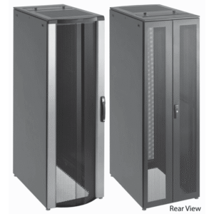 Gabinete de Telecomunicaciones de 45 UR ProLine FloTek, 606 mm de Ancho, 899 mm de Profundidad, Color Negro