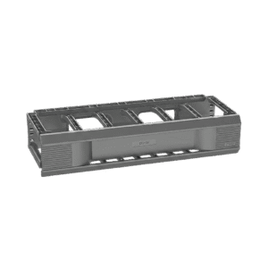 Organizador de Cables Horizontal CableTek, Sencillo (Solo Frontal), Para Rack de 19in, 1 UR