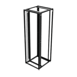 Organizador Vertical de Cables Rack 48 UR / Acero Negro / Secci??n 95x208 mm / Capacidad 726 Cables / Fijaci??n Flecha 1.75 pulg