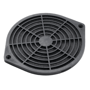Kit Filtro Protector de dedos para Ventilador 6 Pulgadas con Filtro Extra??ble Lavable / Incluye Herrajes / Material Plǭstico Negro Mate