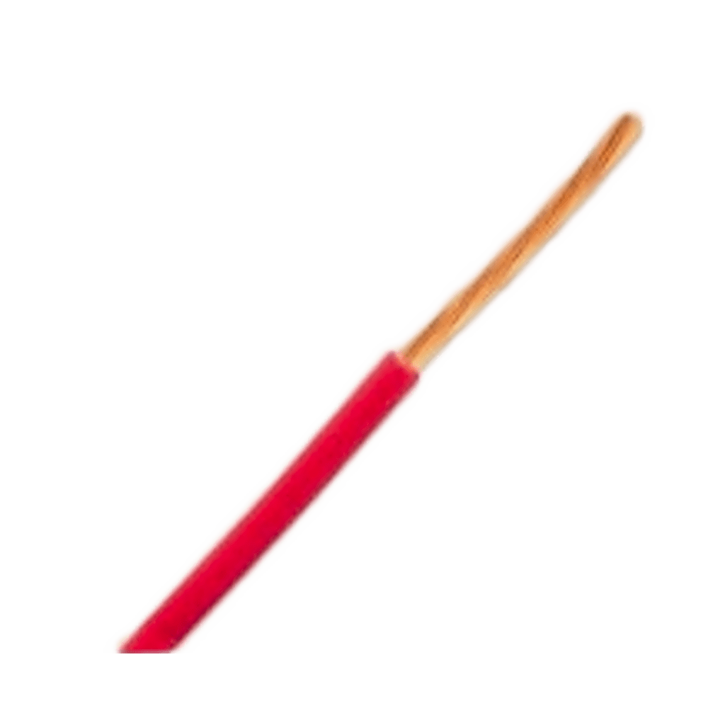 Bobina de 304.8 Metros (1000 Pies) de Cable Automotriz 16 AWG Color Rojo / Cable Primario TXL / Conductor Cobre Desnudo 19/29 / Aislamiento XLPE / Rango Temp. -51?C a 125?C / Especificaciones Ford y Chrysler