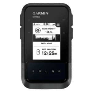 Navegador GPS Portǭtil / Pantalla 2.2??? de Alto Contraste / Bater??a Ilimitada con Carga Solar (75 000 lux) / GPS Multibanda / Brǧjula Digital / Resistente al Agua IPX7 / Compatible con Garmin Explore