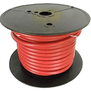 Cable para Bater??a Marina Cobra 2 AWG / 100 Pies / Cubierta PVC Retardante de Llama Roja / Cobre Esta??ado Clase K / 600V / Temperatura 105??C Seco y 75??C Hǧmedo / Cumple UL 1426, UL Listed BC-5W2 y ABYC