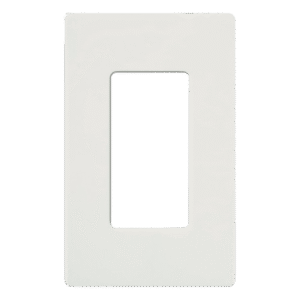 Tapa Color Blanco para interruptor o dimmer Lutron, 1 gang, limpio y moderno