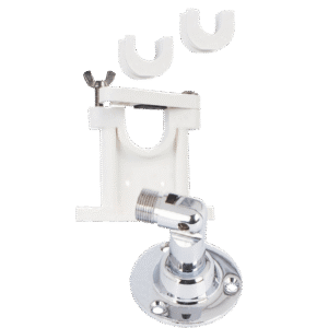 Kit de Montaje con Soporte Giratorio Ajustable / Para Antenas de 1" ó 1-1/2" de Diámetro / Rosca Estándar 1" x 14 Hilos.