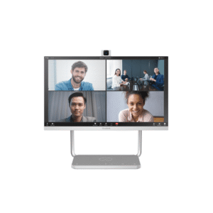 Sistema de Videoconferencia Todo en Uno DeskVision A24 de Yealink con cǭmara 4K y pantalla tǭctil de 24???