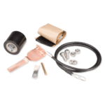 Kit de Puesta a Tierra HELIAX para Cable Coaxial Corrugado 1-1/4 pulgadas