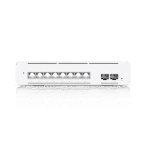 USW Pro XG 8 PoE Switch PoE++ Capa 3 Etherlighting??? de 8 Puertos 10GbE (Todos PoE++) y 2 Puertos SFP+ con Disponibilidad PoE de 155W