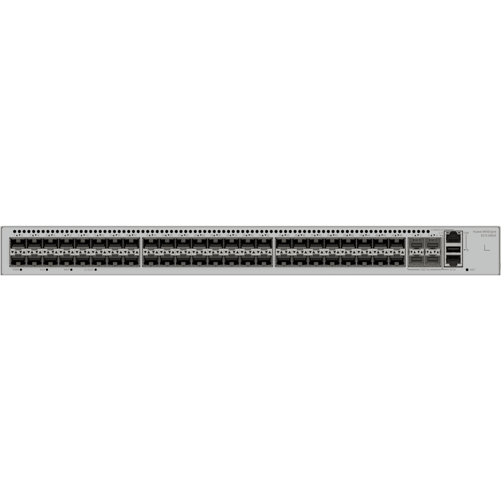 Switch eKit Core/Distribuci??n Administrable Capa 3 / 48 puertos SFP de 1 Gbps + 4 Puertos SFP+ de 10 Gbps / Soporta iStack / Capacidad de Conmutaci??n de 176 Gbps / Gesti??n Gratuita desde la Nube / Sin Licenciamiento
