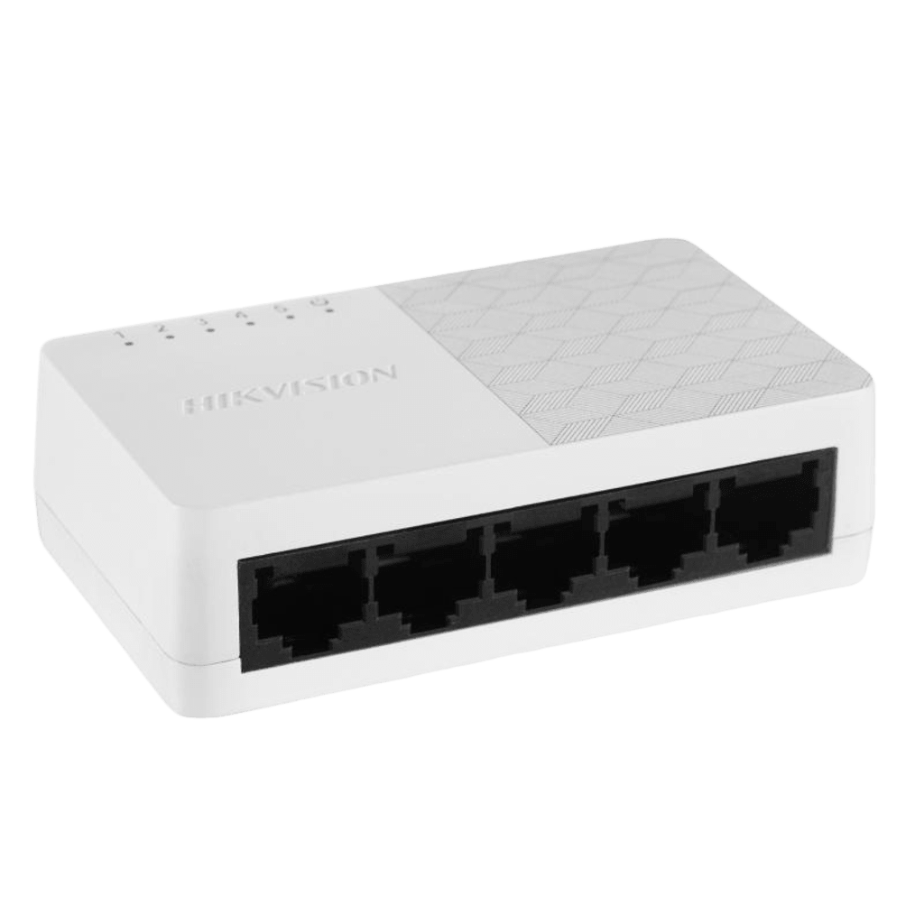 Switch Gigabit / No Administrable de Escritorio con 5 puertos 10 / 100 / 1000 Mbps / Dise??o Compacto y EstǸtico