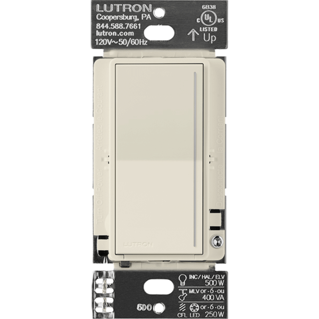 (RadioRa3) )Atenuador (dimmer) Auxiliar de pared, compañero de atenuadores multilocación. Usar en 3 vías o escalera.