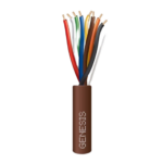 Bolsa de 38 Metros (124.67 Pies) / Alambre de Cobre / 8 x 20 AWG / Tipo CL2 / Para Interior / Color Caf? / Para Aplicaciones de Alarmas de Intrusi?n y Automatizaci?n