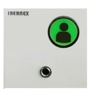 Módulo de 1 botón para empotrar con conexión Jack para pulsadores de cama NX0881 CON LECTOR RFID y señalización acustica
