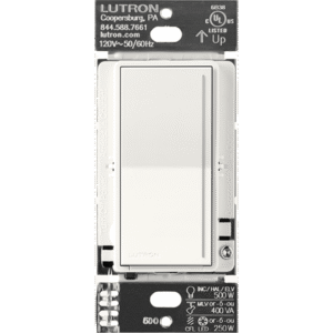 (RadioRa3) Atenuador táctil Sunnata Dimmer PRO color brilliant white, requiere cable neutro / soporta 250W LED